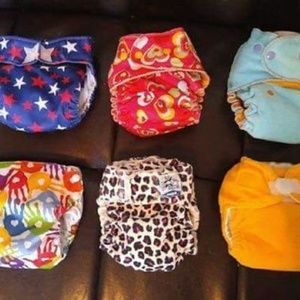 Hybrid/Fitted Cloth Diapers Starter Lot